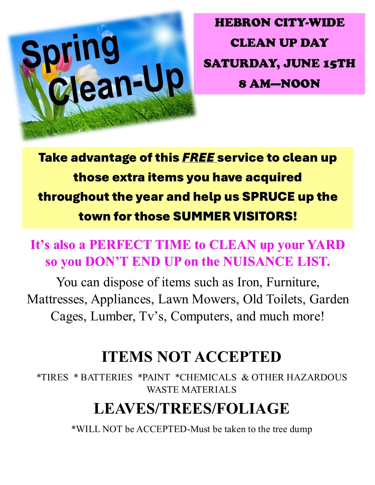 CITY WIDE CLEAN UP