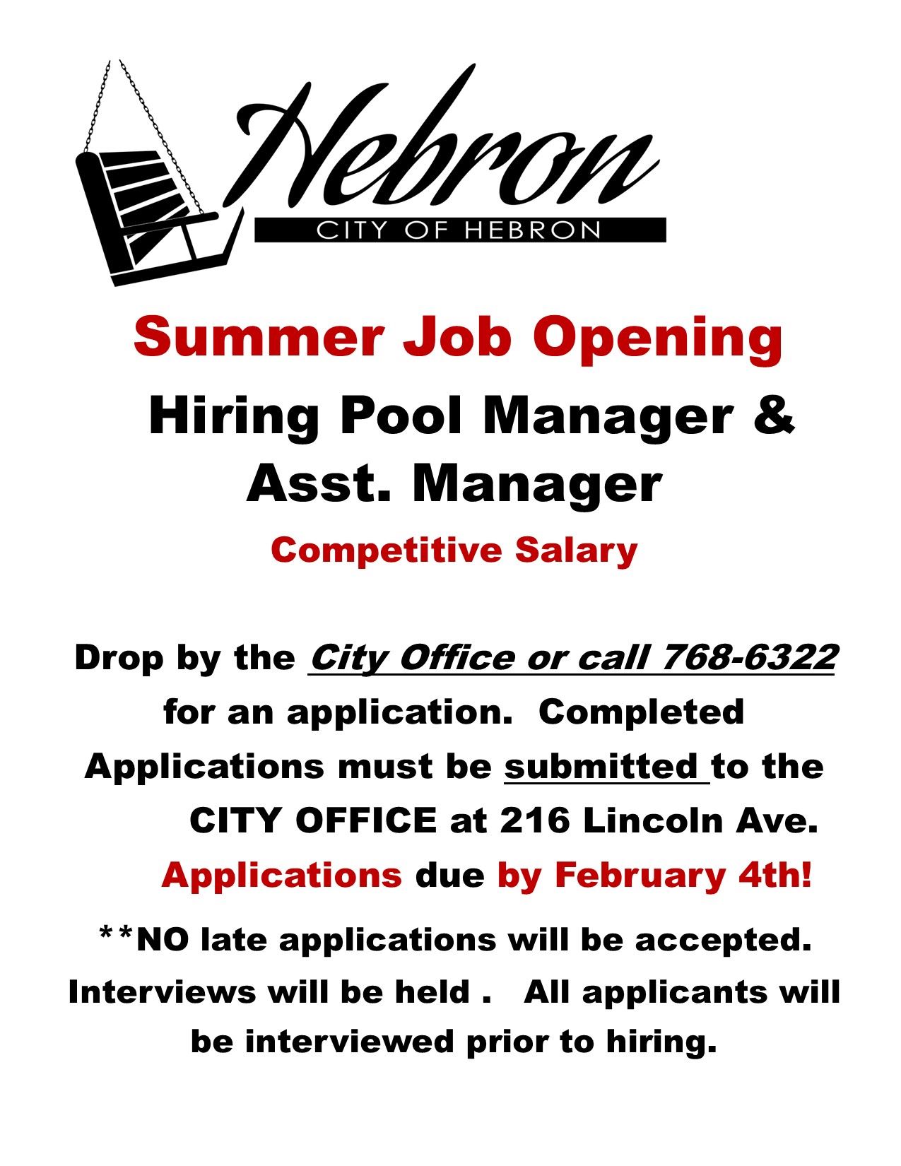 2026 POOL MANAGER  EMPLOYMENT POSTER