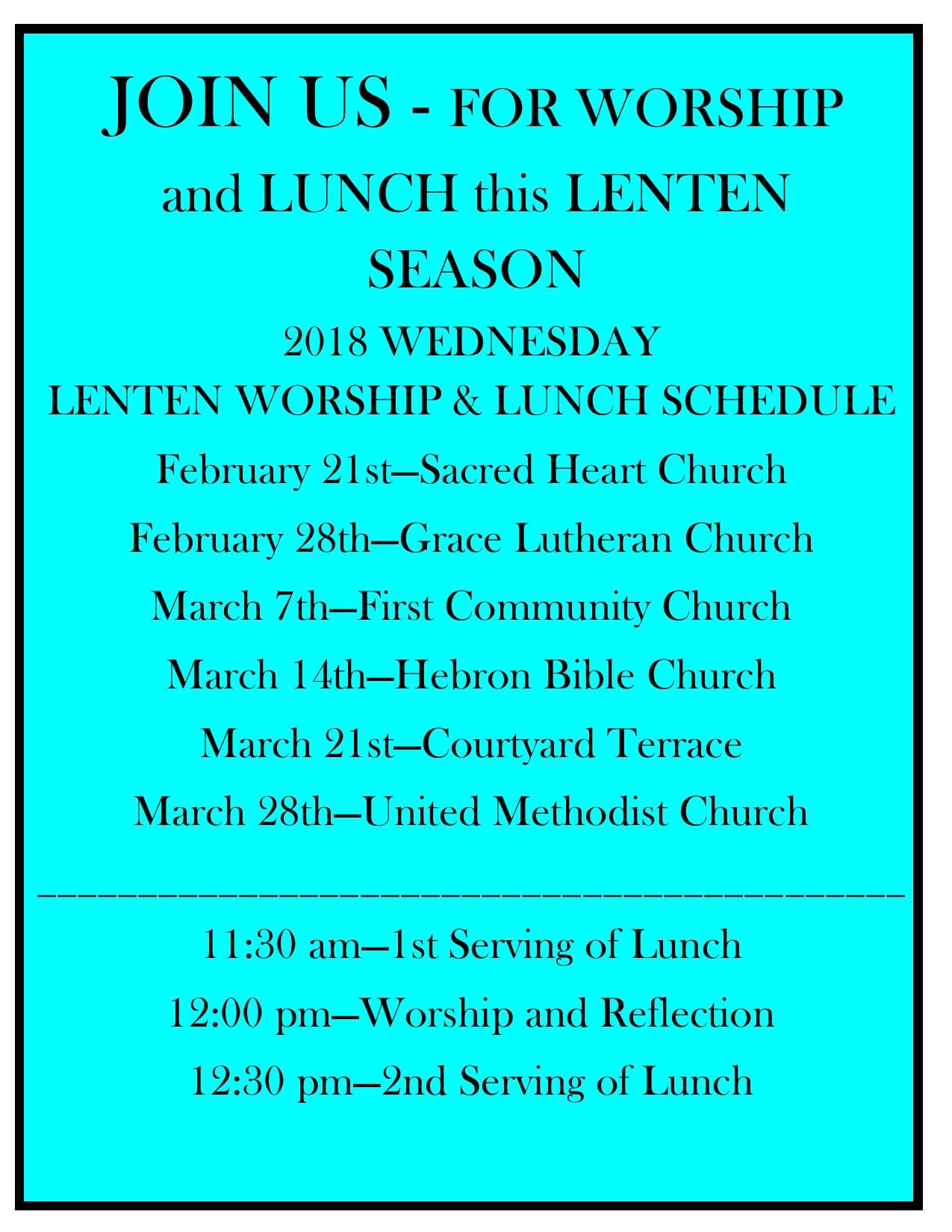 lent service