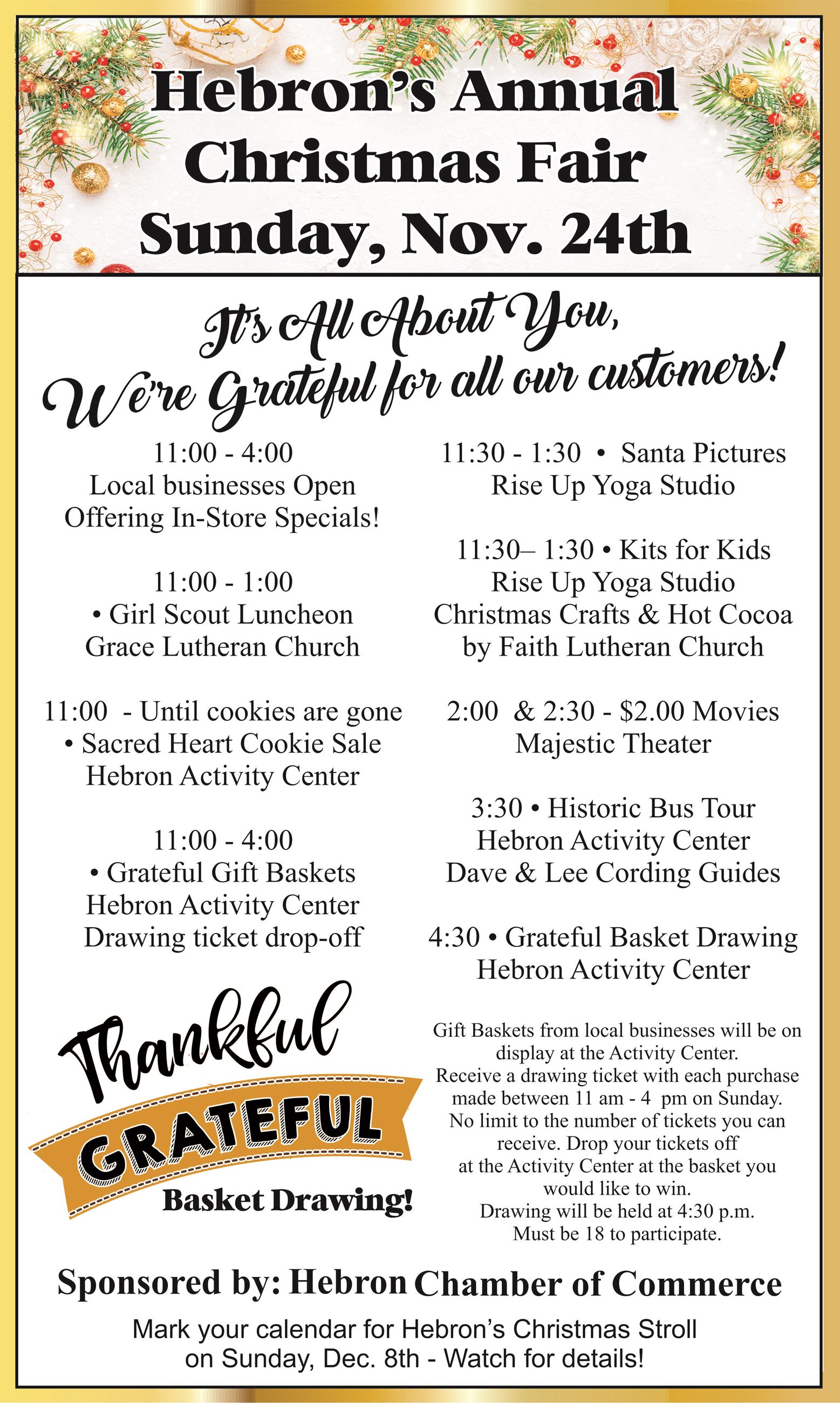 CHRISTMAS FAIR POST 1