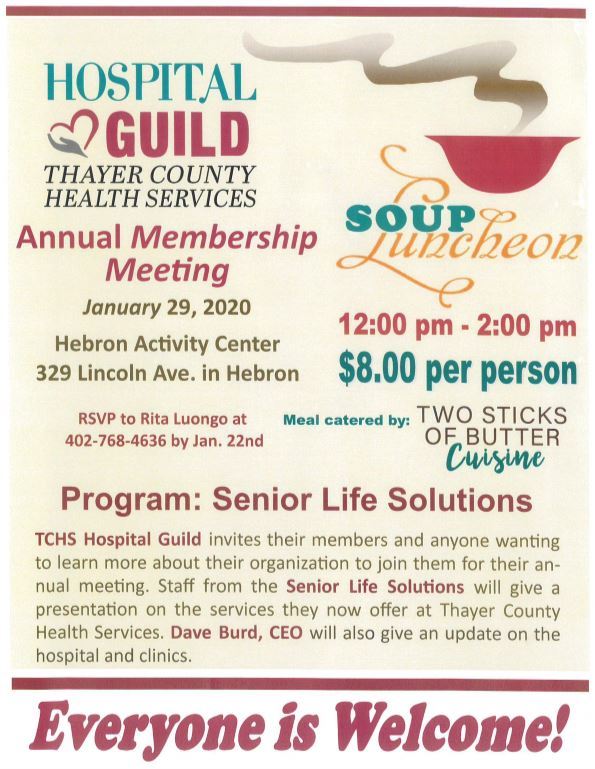 January 29th annual membership meeting