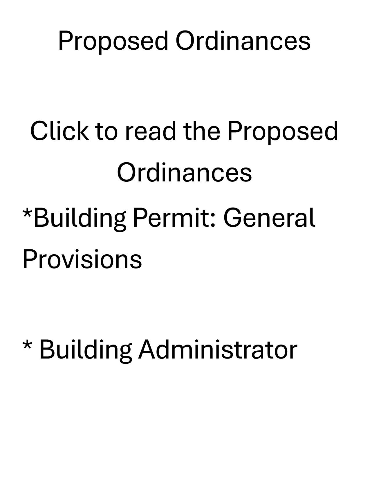 BUILDING PERMIT